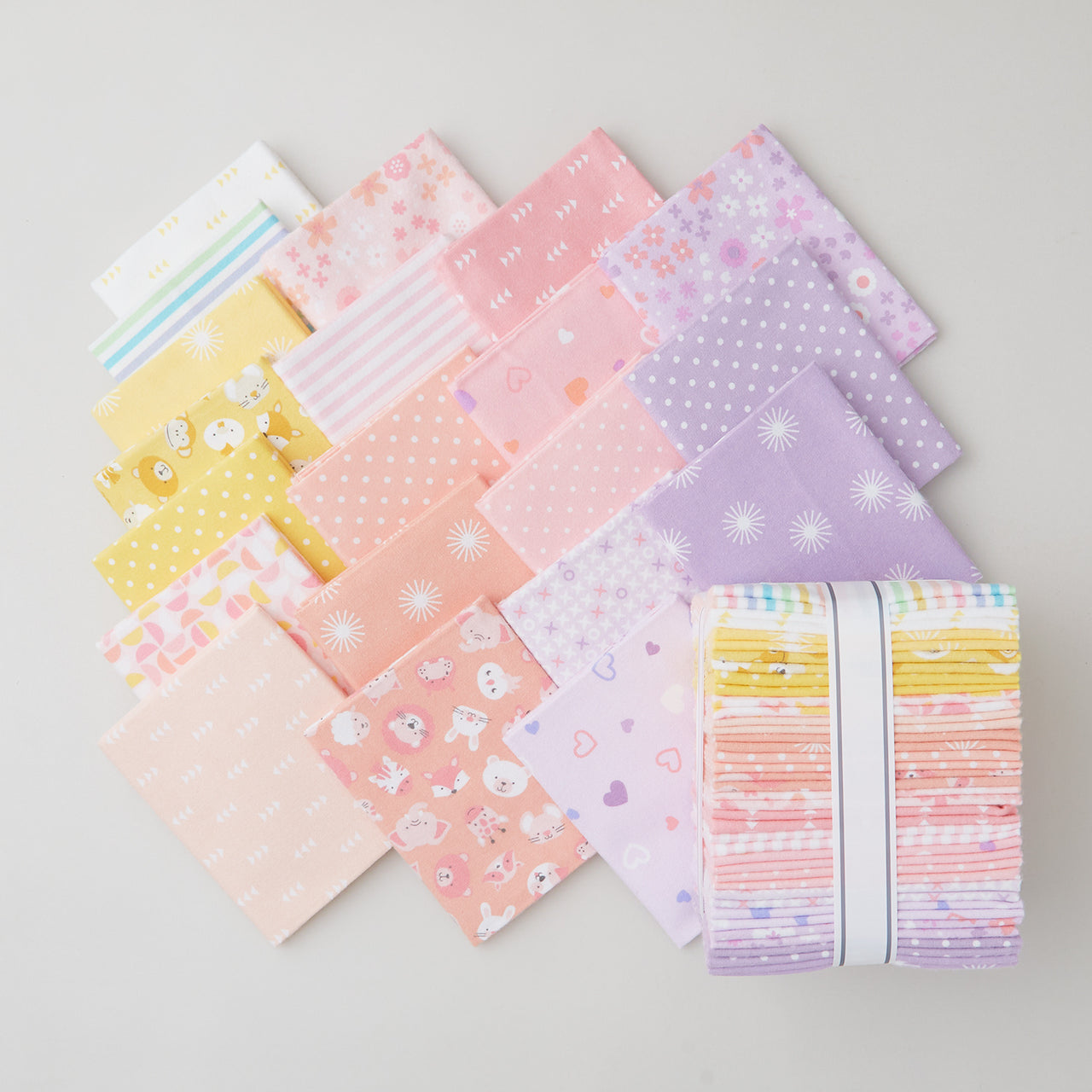 Cozy Cotton Flannels Warm Bright Colorstory Fat Quarter Bundle