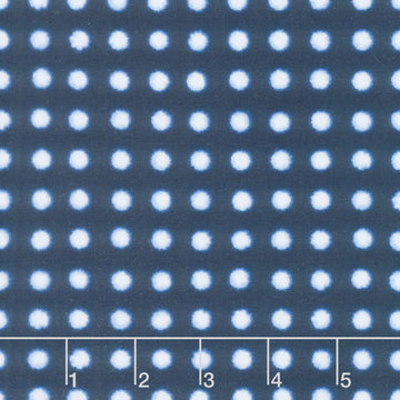 Shibori Blues - Dots Navy 2 Yard Cut