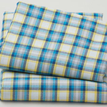 Kitchen Window Wovens - Cyan 2 Yard Cut