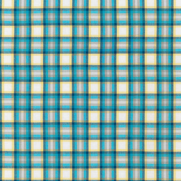 Kitchen Window Wovens - Cyan 2 Yard Cut