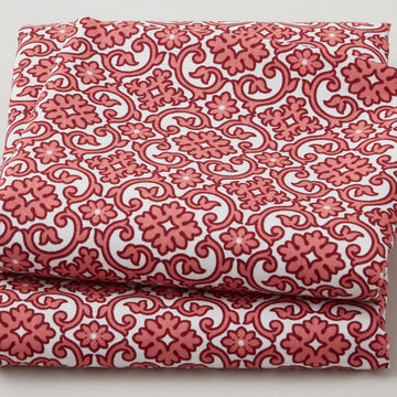 Softly - Damask Red 2 Yard Cut