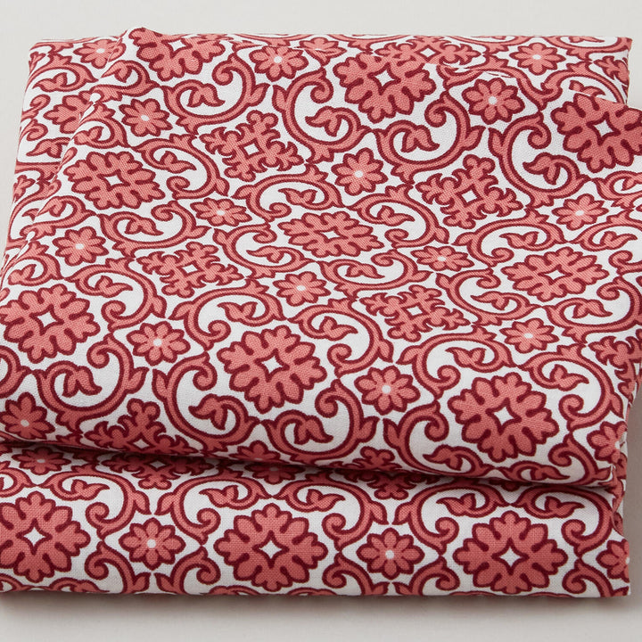 Softly - Damask Red 2 Yard Cut