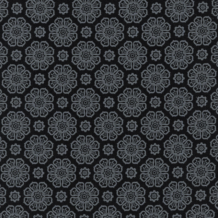 Blackout - Flowers Black 2 Yard Cut
