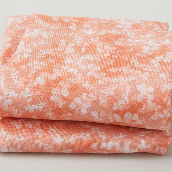 Fusions - Eucalyptus Leaves Pink Nectar 2 Yard Cut