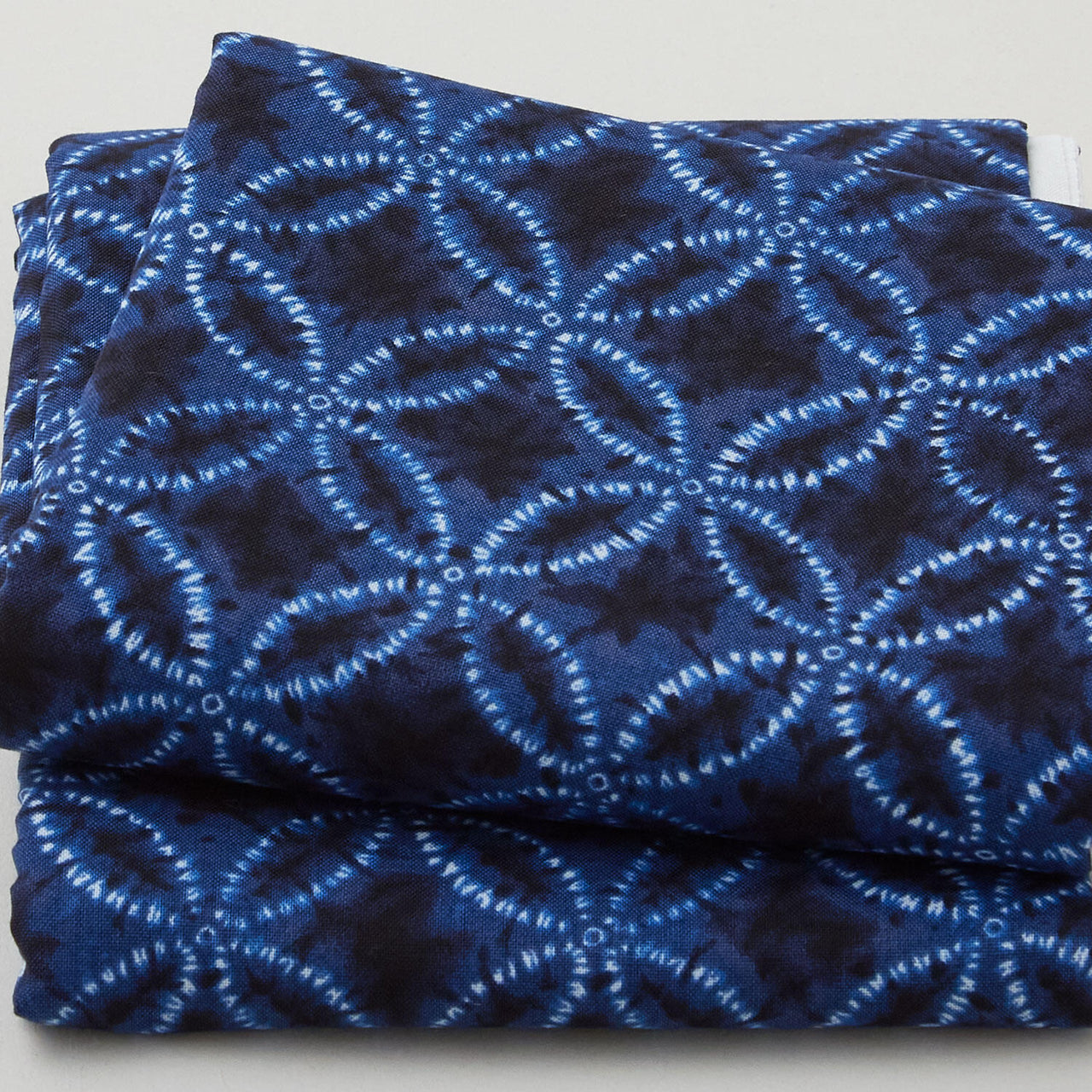 Shibori Blues - Geometric Navy 2 Yard Cut
