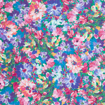 Painterly Petals - Meadow Large Floral Garden 2 Yard Cut