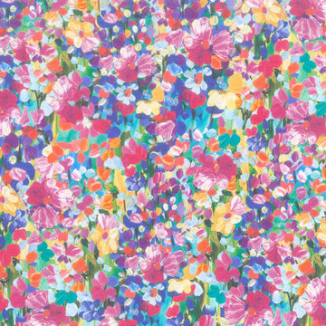 Painterly Petals - Meadow Packed Floral Nature 2 Yard Cut