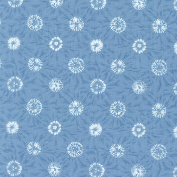 Shibori Blues - Sunbursts Blue 2 Yard Cut