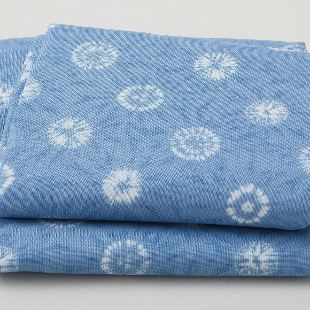 Shibori Blues - Sunbursts Blue 2 Yard Cut