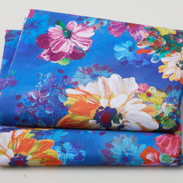 Painterly Petals - Meadow Bouquets Nature 2 Yard Cut