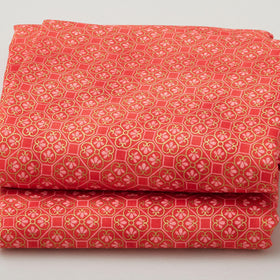 Imperial Collection - Honoka Teal Colorstory Quatrefoil Cherry Metallic 2 Yard Cut