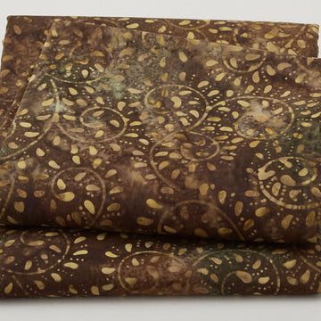 Nature Walk Batik - Vines Chocolate 2 Yard Cut