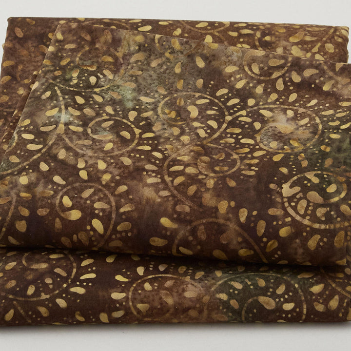 Nature Walk Batik - Vines Chocolate 2 Yard Cut