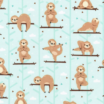 Sloth Yoga - Seafoam 2 Yard Cut