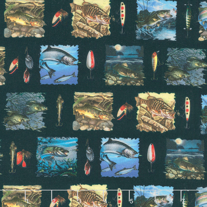 Scenic Fish - Forest 2 Yard Cut