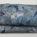 Nature Walk Batik - Rambling Leaves Steel 2 Yard Cut