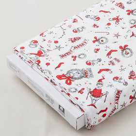 How the Grinch Stole Christmas - Grinchmas White 8 Yard Bolt