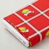 How the Grinch Stole Christmas - Grinch Plaid Red 8 Yard Bolt