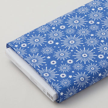 Summer Stars - Fireworks Blue 8 Yard Bolt