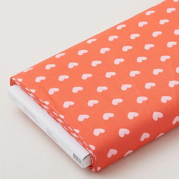 Sweetheart Blooms - Medium Hearts Red 8 Yard Bolt