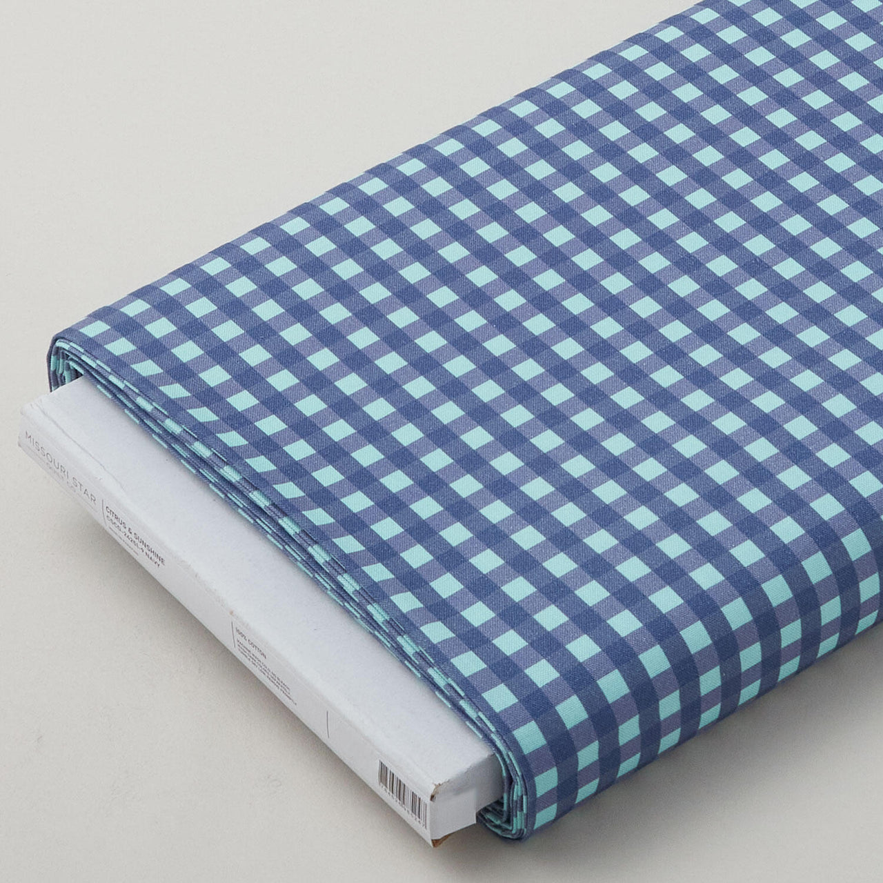 Citrus & Sunshine - Gingham Navy 8 Yard Bolt