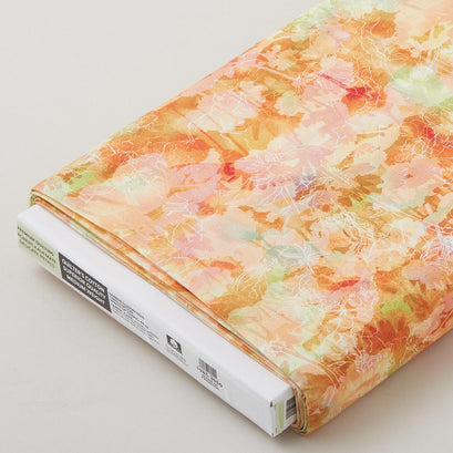 Rainbow Illusions - Floral Bursts Gold 8 Yard Bolt