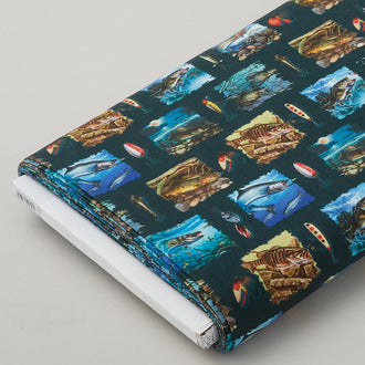Scenic Fish - Fish Views Forest 8 Yard Bolt