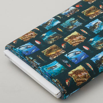 Scenic Fish - Fish Views Forest 8 Yard Bolt
