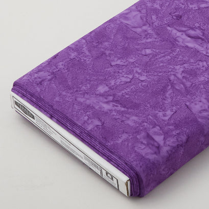 Hand Dyed Batik - Crinkled Purple 8 Yard Bolt