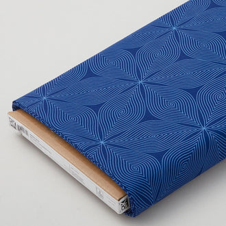 Jardin Blue Favorites - Navy Petals 8 Yard Bolt