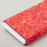 Jeweled Blossoms - Ruby Floral Linework 8 Yard Bolt
