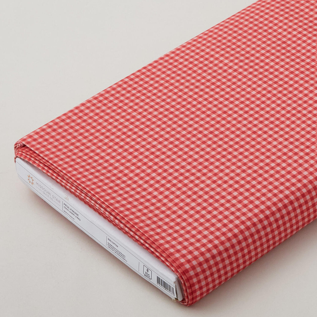 Petal Parade - Red Gingham 8 Yard Bolt
