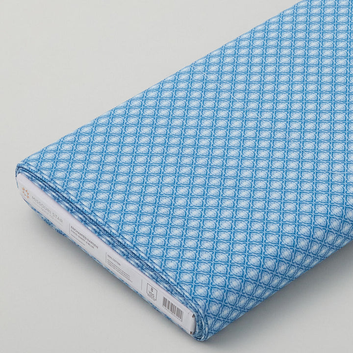 Enchanted Garden - Blue Geo 8 Yard Bolt