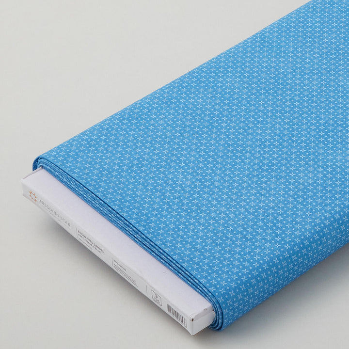Enchanted Garden - Blue Dots and X's 8 Yard Bolt