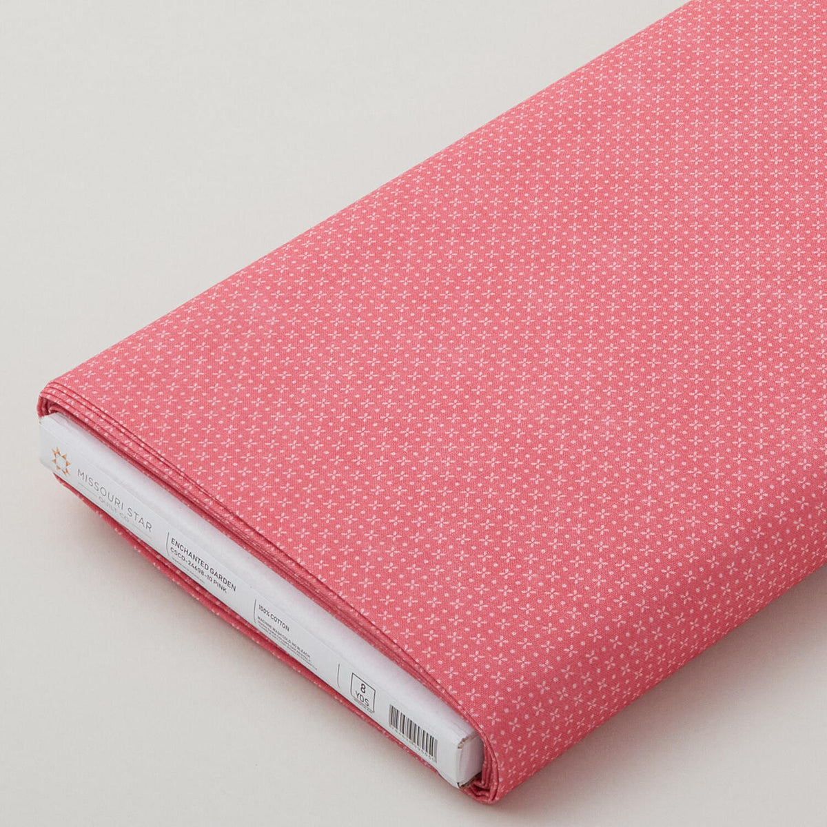 Enchanted Garden - Pink Dots and Xs 8 Yard Bolt