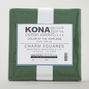 Kona Cotton Color of the Year 2026 - Wander Charm Pack