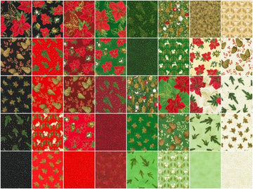 Holiday Flourish - Forest Glen Holiday Colorstory Metallic Charm Pack