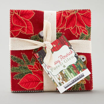 Holiday Flourish - Forest Glen Holiday Colorstory Metallic Charm Pack