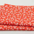 Crimson Posies Favorites - Red Tossed Floral Sprigs 2 Yard Cut