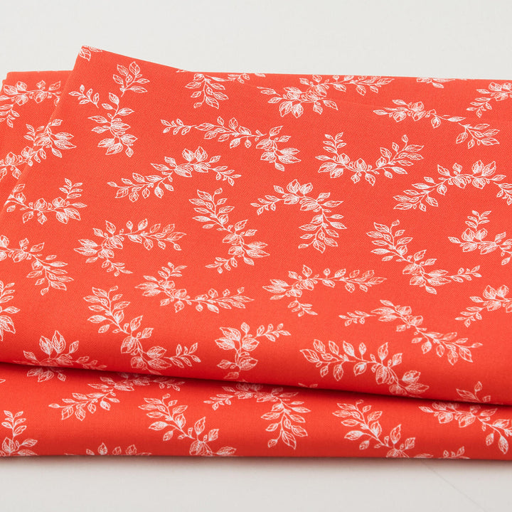 Crimson Posies Favorites - Red Tossed Laurels 2 Yard Cut