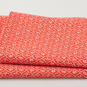 Crimson Posies Favorites - Red Floral Ogee 2 Yard Cut