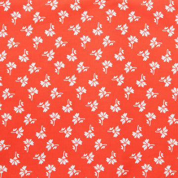 Crimson Posies Favorites - Red Tossed Single Flower 2 Yard Cut