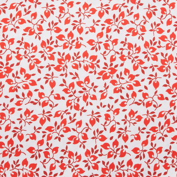 Crimson Posies Favorites - White Packed Leaves 2 Yard Cut