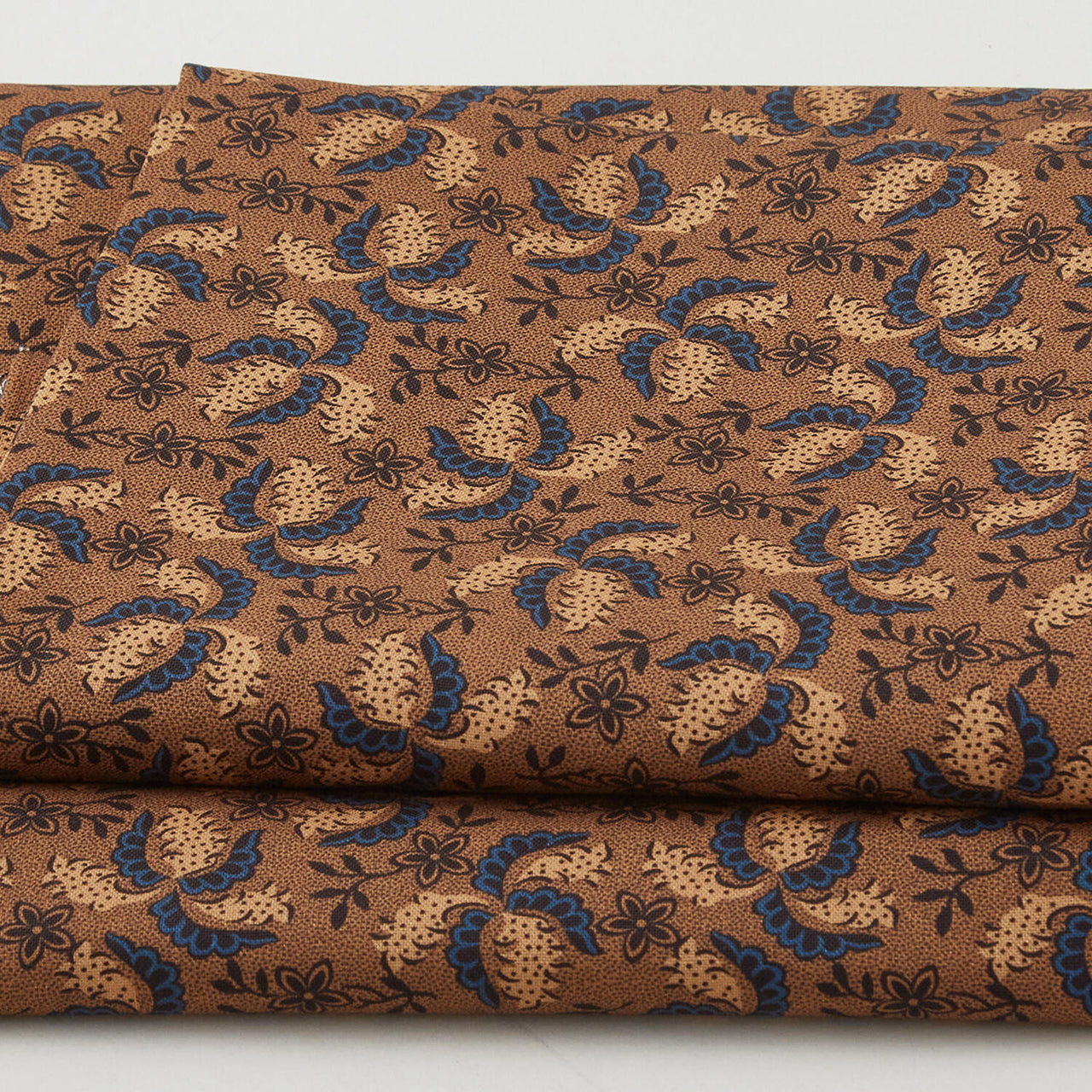 Meyer House Favorites - Brown Paisley Flower 2 Yard Cut