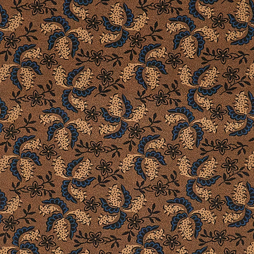 Meyer House Favorites - Brown Paisley Flower 2 Yard Cut