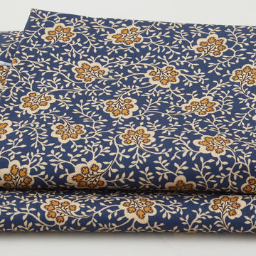 Meyer House Favorites - Blue Small Bouquet 2 Yard Cut
