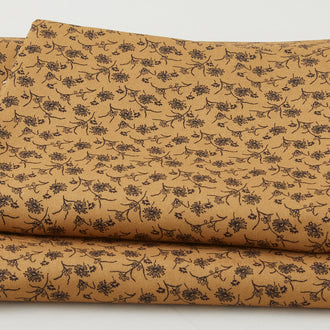 Meyer House Favorites - Gold Scattered Flowers 2 Yard Cut