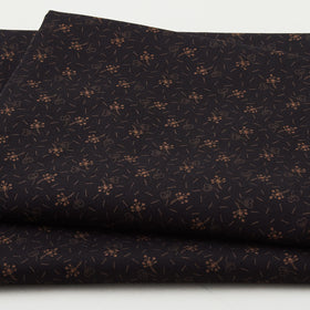 Meyer House Favorites - Black Flowers and Hearts 2 Yard Cut
