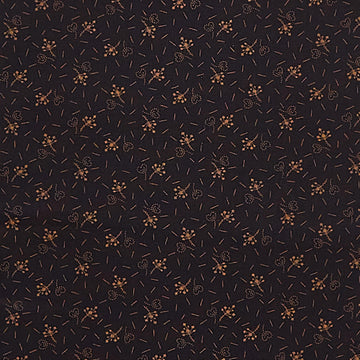 Meyer House Favorites - Black Flowers and Hearts 2 Yard Cut