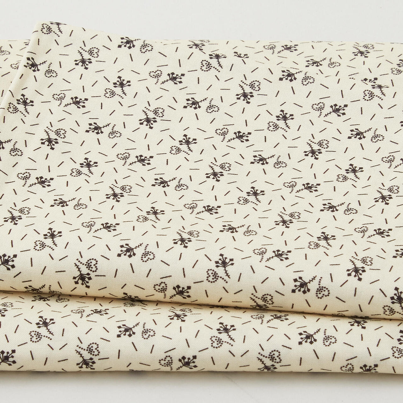 Meyer House Favorites - Linen Flowers and Hearts 2 Yard Cut